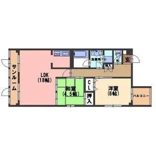 シティライト【7階】の間取り