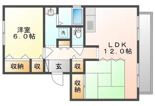 グランジュール津島 B【2階】の間取り