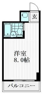DIKマンション新橋【2階】の間取り