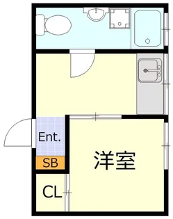 羽田第一スカイマンション【7階】の間取り