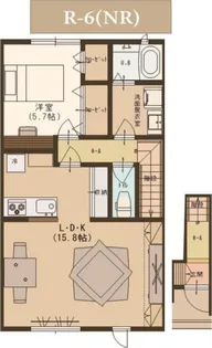 HomesUsonia・前川東VI【2階】の間取り