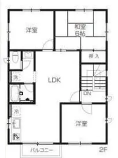 東村山アパート(一棟)【1階】の間取り
