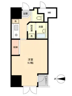 イーストン榴岡【3階】の間取り