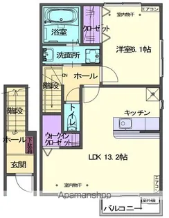 Cielo A【2階】の間取り