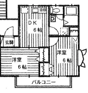 グランウイングイースト【2階】の間取り