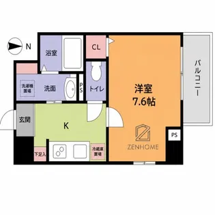 P-SQUARE Shumoku III【3階】の間取り