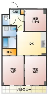 ネオポリストキワI【1階】の間取り