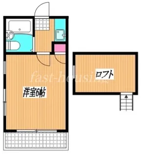ベルエアー今川【2階】の間取り