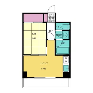 ハイム旭丘【5階】の間取り