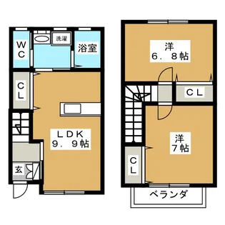 シーアイエス竜神Eの間取り