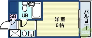 ライオンズマンション三宮【12階】の間取り