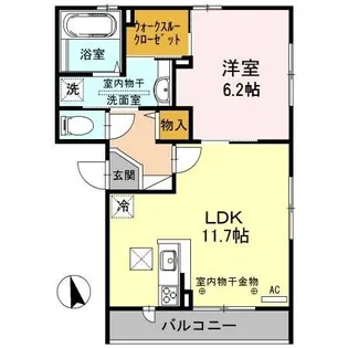chouette(シュエット)【1階】の間取り