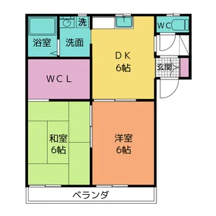 マイライフ東栄【2階】の間取り