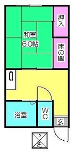 ヴィラ小池【2階】の間取り