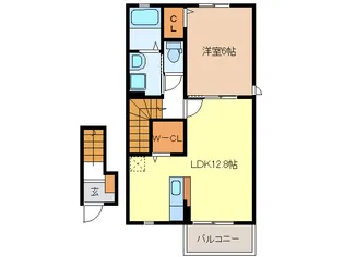 ブライト スクエア【2階】の間取り