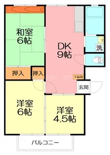 アーバンさつき【3階】の間取り