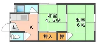 ことぶき荘A,B,C棟【1階】の間取り