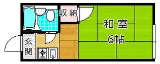 山本ハイツ A棟【1階】の間取り
