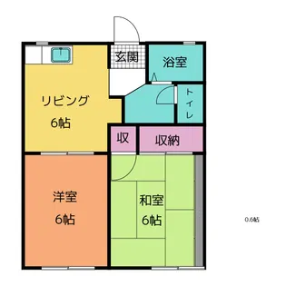 ハッピーヴァレー【2階】の間取り