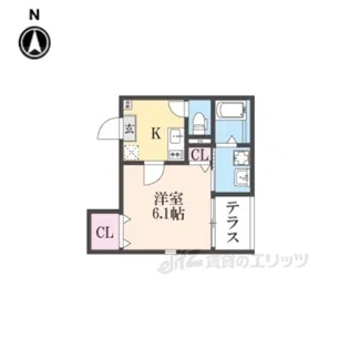 ブラン十条【1階】の間取り