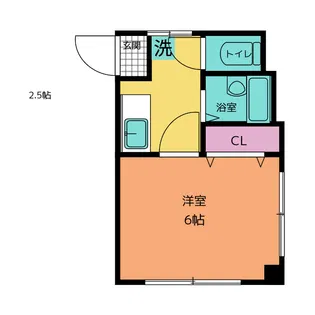 ベアーヴァレー自由が丘【2階】の間取り