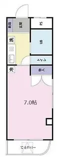 パークサイドハイツ【2階】の間取り