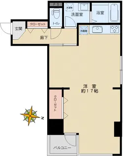 モンテベルデ本郷西片【7階】の間取り