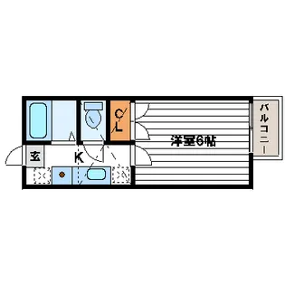 宮城県仙台市青葉区青葉町【アパート】の間取り