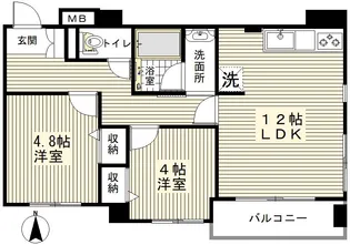ハイツTAKA【1階】の間取り
