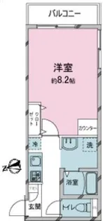Leimei universe所沢【3階】の間取り