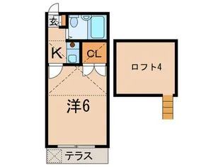 ビギン西山【1階】の間取り