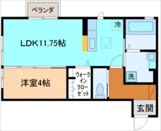 Vert espacio【1階】の間取り