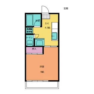 ファミールアサケ【2階】の間取り