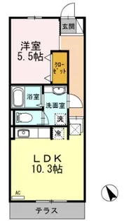 東京都練馬区早宮3【アパート】の間取り