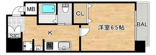 大阪府大阪市阿倍野区三明町2【マンション】の間取り