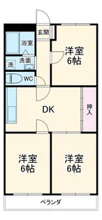 MSマンション【3階】の間取り