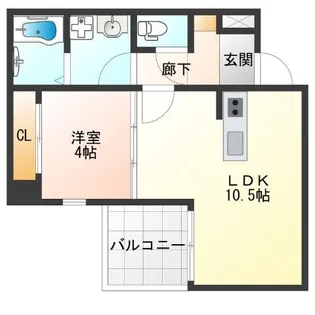SFIDA帝塚山【2階】の間取り