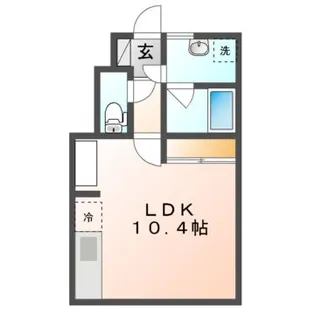 ReGLOSS城下【1階】の間取り