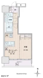 エスティメゾン錦糸町II【9階】の間取り