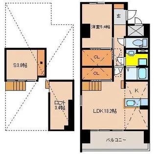 アーク パル【3階】の間取り