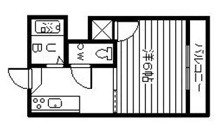 フェニックスハイツ小松原【4階】の間取り