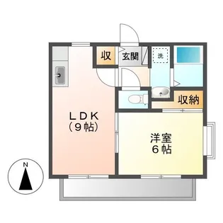ラピュータ大島C【2階】の間取り