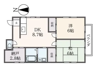光陽【2階】の間取り