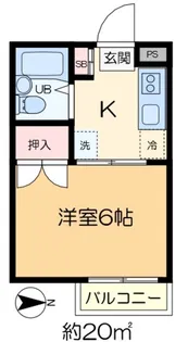エクセレンスコサコ【2階】の間取り