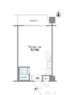 静鉄音羽ビルマンション【3階】の間取り