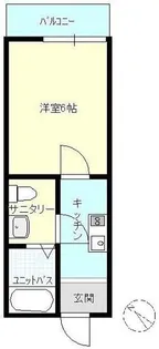 東京都八王子市絹ケ丘1【アパート】の間取り