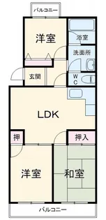 ダイヤモンドマンション1号館【3階】の間取り