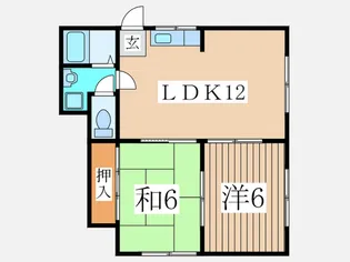 メゾン・ルミエール【1階】の間取り