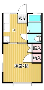 シティハウス【1階】の間取り