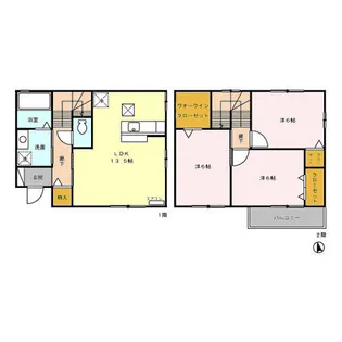 ウィスタリア21【1階】の間取り